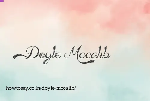 Doyle Mccalib