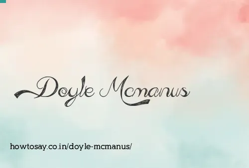 Doyle Mcmanus