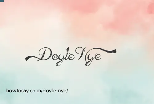 Doyle Nye