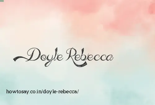 Doyle Rebecca