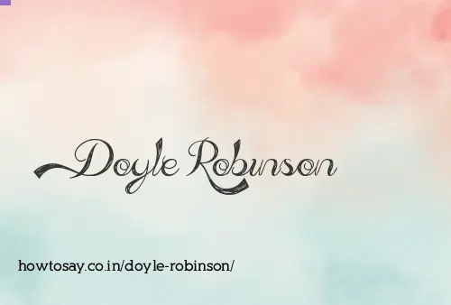 Doyle Robinson