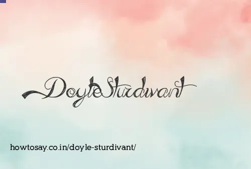 Doyle Sturdivant