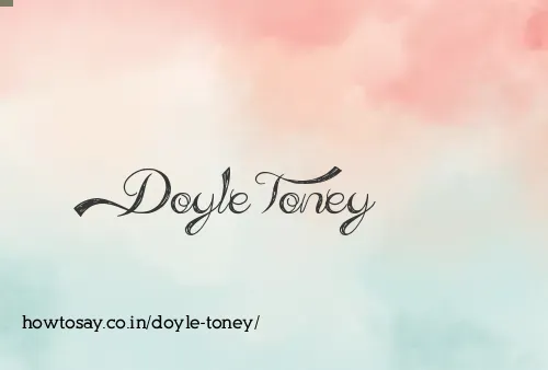 Doyle Toney