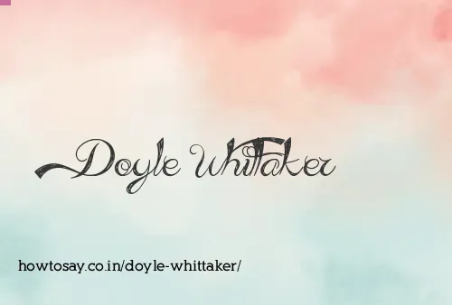Doyle Whittaker