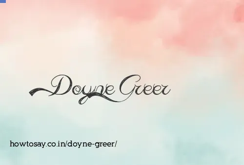 Doyne Greer