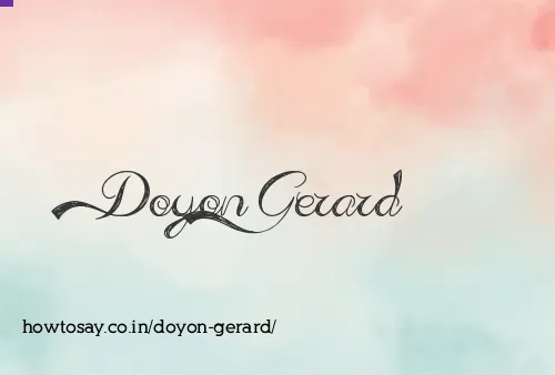 Doyon Gerard