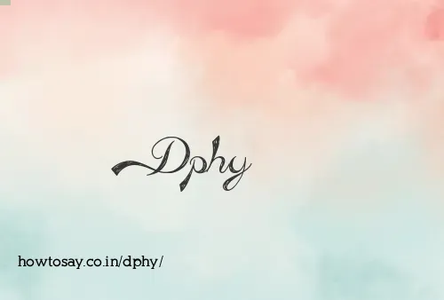 Dphy