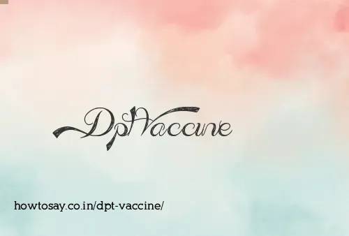 Dpt Vaccine