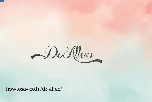 Dr Allen