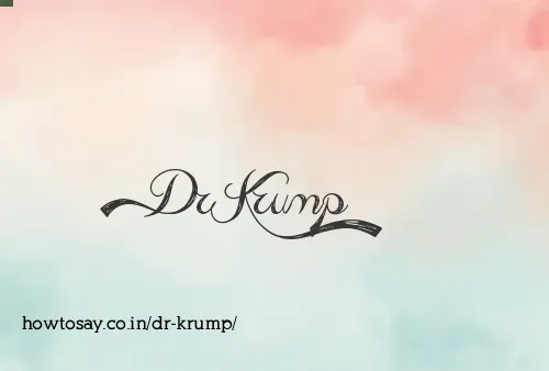 Dr Krump