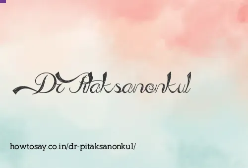 Dr Pitaksanonkul