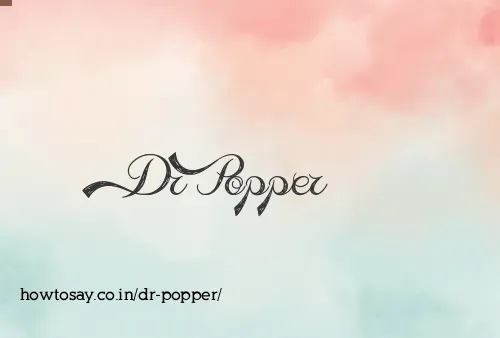 Dr Popper