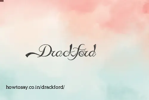 Drackford