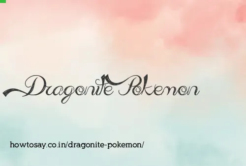 Dragonite Pokemon