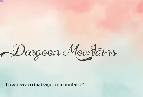 Dragoon Mountains