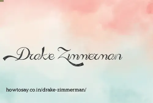 Drake Zimmerman