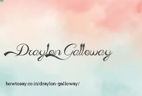 Draylon Galloway