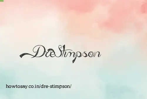 Dre Stimpson