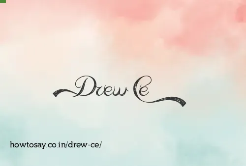Drew Ce