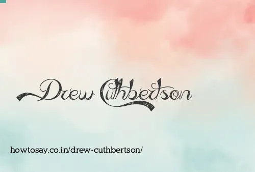 Drew Cuthbertson