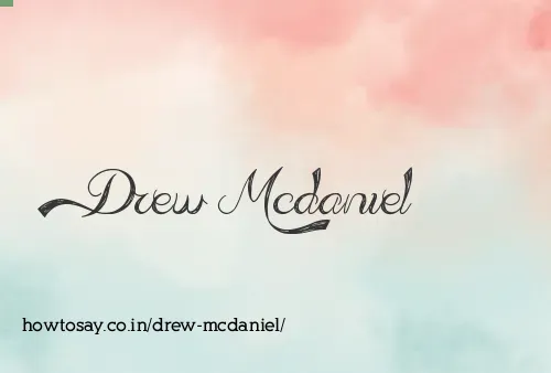 Drew Mcdaniel