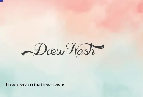 Drew Nash