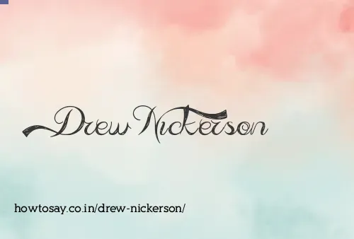 Drew Nickerson