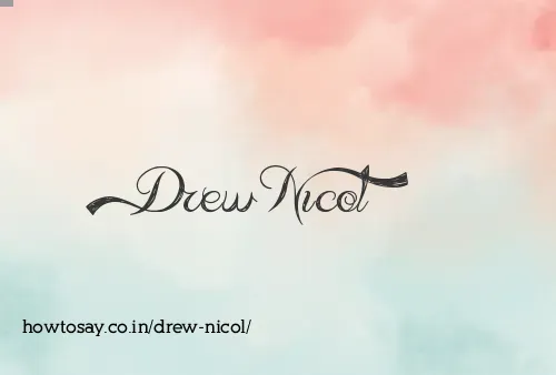 Drew Nicol