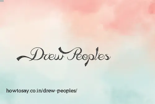 Drew Peoples