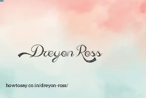 Dreyon Ross