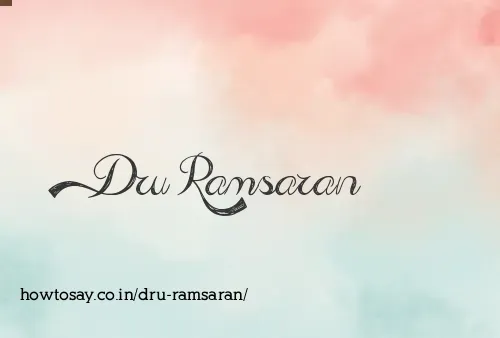 Dru Ramsaran