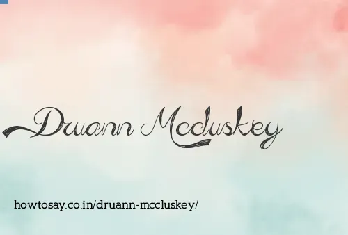 Druann Mccluskey