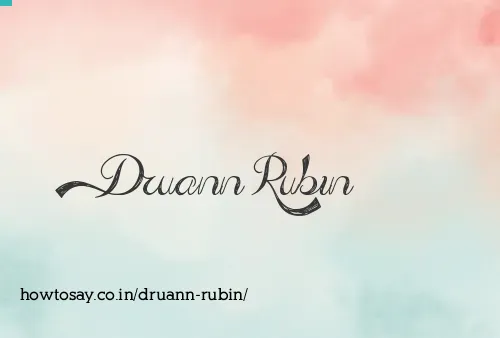 Druann Rubin