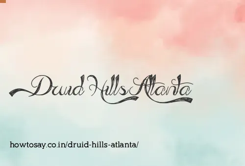 Druid Hills Atlanta