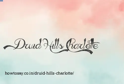 Druid Hills Charlotte