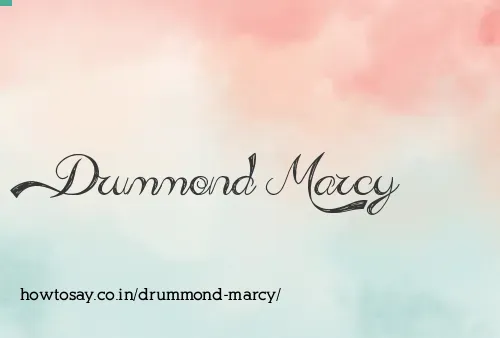 Drummond Marcy
