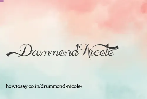 Drummond Nicole