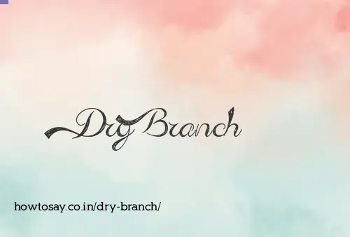 Dry Branch