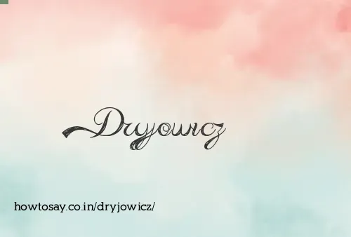 Dryjowicz