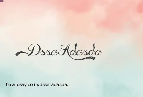 Dssa Adasda