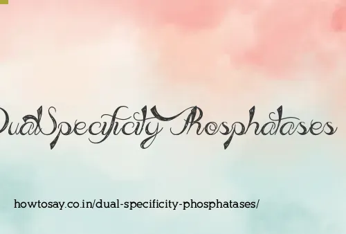 Dual Specificity Phosphatases
