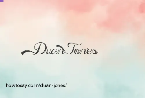 Duan Jones