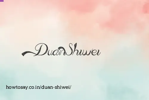 Duan Shiwei
