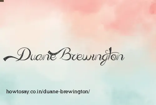 Duane Brewington
