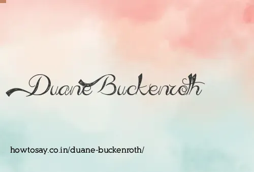 Duane Buckenroth