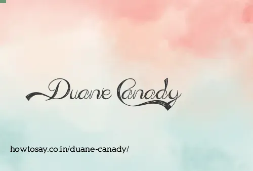 Duane Canady