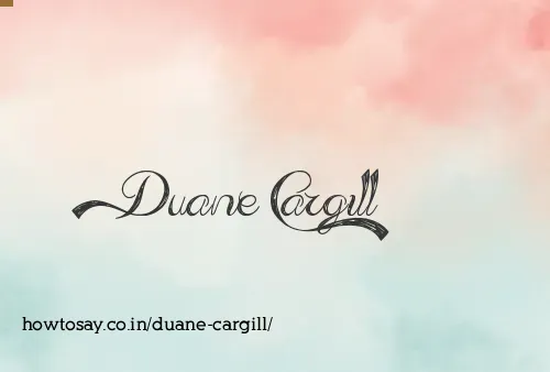 Duane Cargill