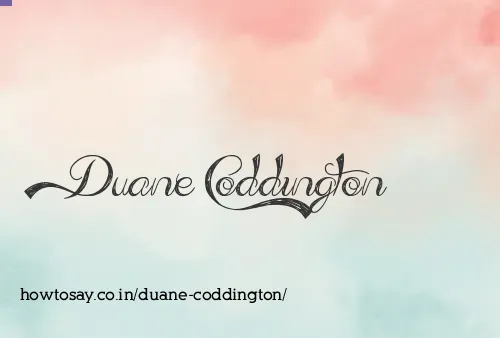 Duane Coddington