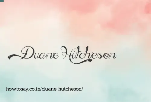 Duane Hutcheson