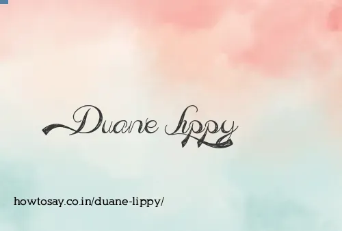 Duane Lippy